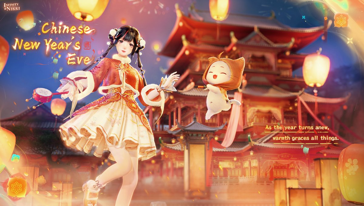 InfinityNikkiEN's tweet image. ♾INFINITY | Nikki's Chinese New Year: Out with the Old, In with the New!

As the clock strikes and thousands of lights glow, it's time to celebrate fresh beginnings and joyful reunions!
May every stylist enjoy a peaceful Chinese New Year's Eve and a year ahead filled with
