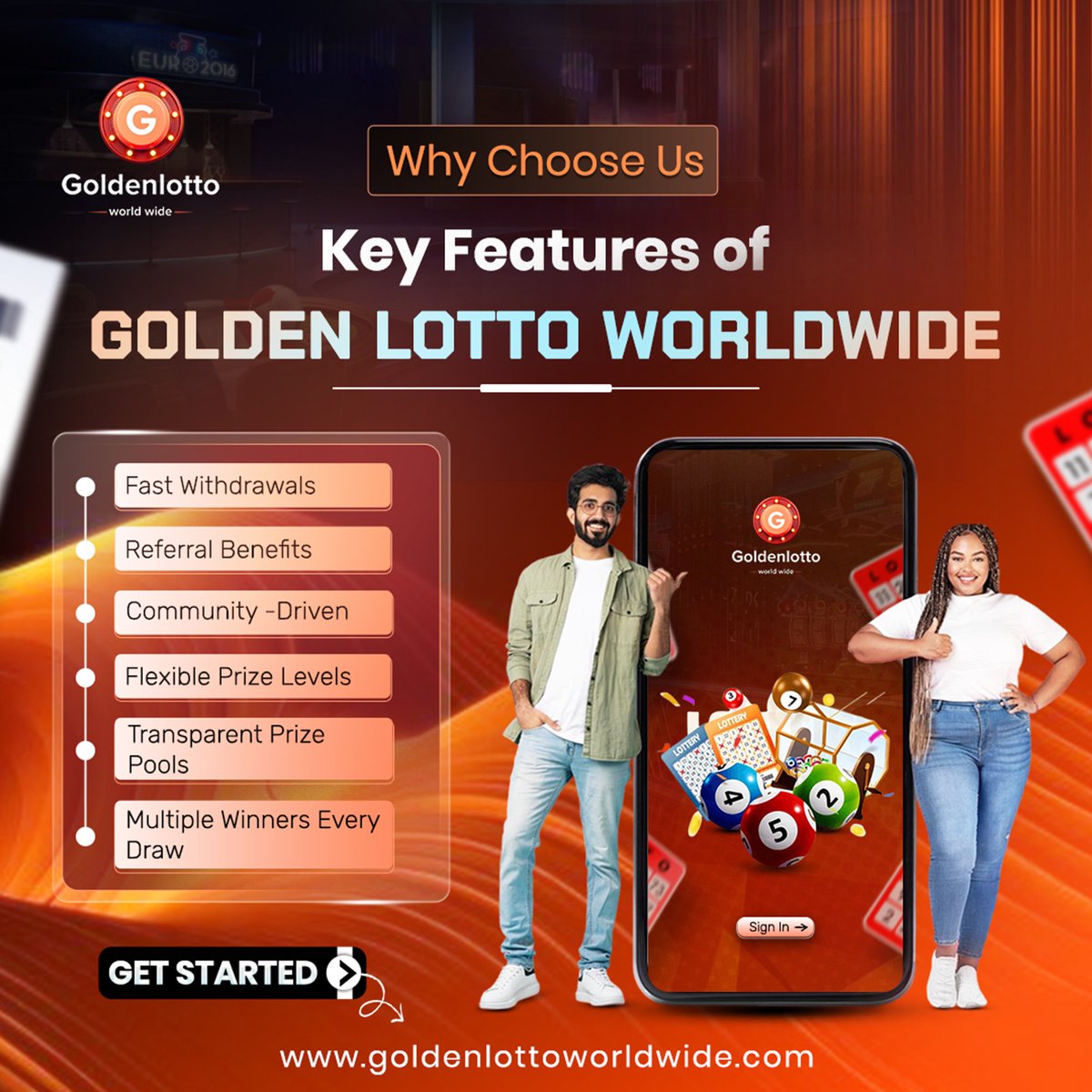 Golden_lotto_'s tweet photo. Why settle for ordinary when you can choose smarter?🎯✨
Enjoy fast withdrawals, transparent prizes, flexible rewards, and a global community-driven lottery.🌍🏆
👉Get started today: https://t.co/ou0reNoatm
#WhyGoldenLotto #GoldenLottoWorldwide #SmartWinning #PlayWinRepeat https://t.co/drfbgyfXCh