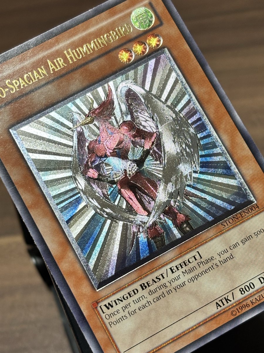 今週のレリ写。今回はN・エアハミングバードの英語版アンリミレリーフ