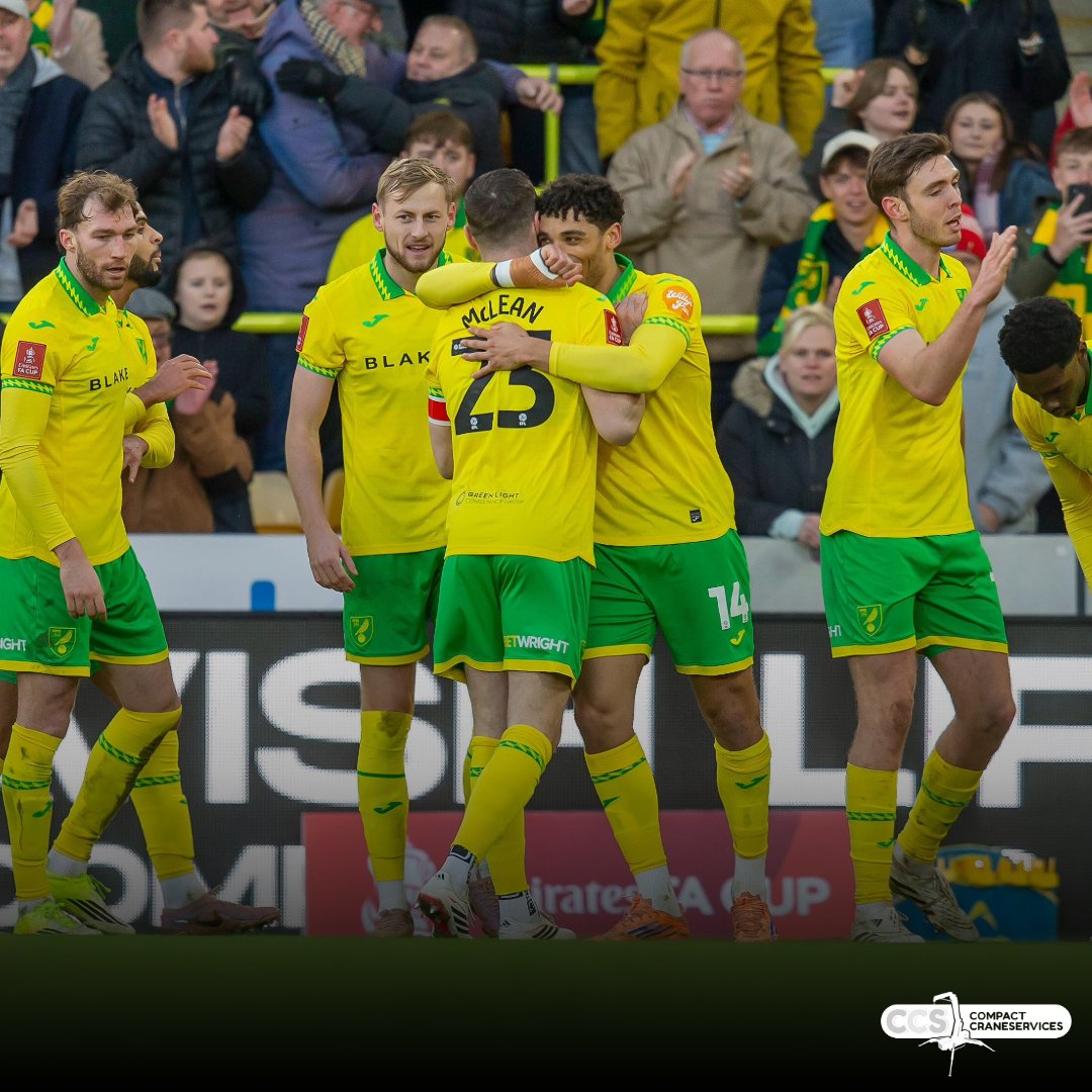 The Journey Continues🎩

Norwich City claimed their spot in the hat for round five of the FA Cup thanks to a 3–1 win over West Bromwich Albion at home on Saturday.

So, who do you want in the next round? 👀

#NorwichCity #Norfolk