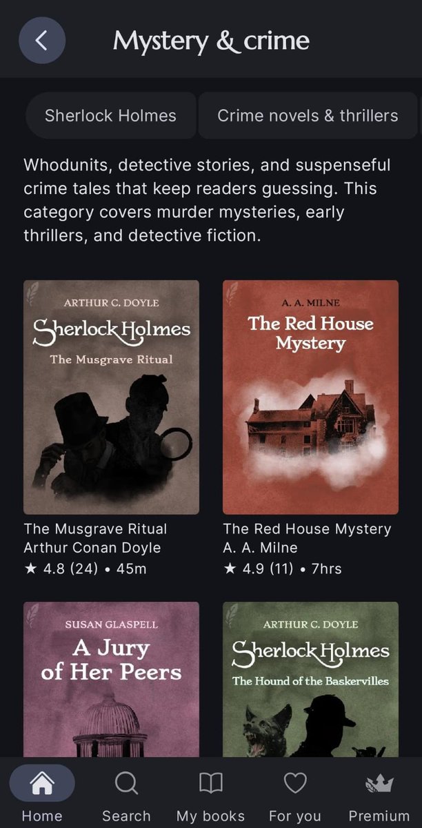 lits! Udah pada tahu belum ada apps namanya Fabuly, isinya kumpulan e-book classics + ada audio booknya juga. Aplikasinya free alias gratis 🥰 tapi ini berbahasa Inggris ya. Koleksinya lumayan lengkap dari Fyodor Dostoyevsky sampe H.C. Andersen juga ada