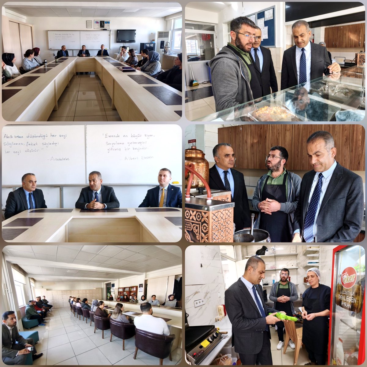 📌 Mesleki ve Teknik Anadolu Lisesine Anlamlı Ziyaret 🏫✨

İlçe Millî Eğitim Müdürümüz Sayın Eyüp Güneş ile Şube Müdürümüz Binbaşı Dündar Taşar, Mesleki ve Teknik Anadolu Lisesini ziyaret ederek okulun eğitim-öğretim süreçlerine ilişkin değerlendirmelerde bulundu.

Ziyaret