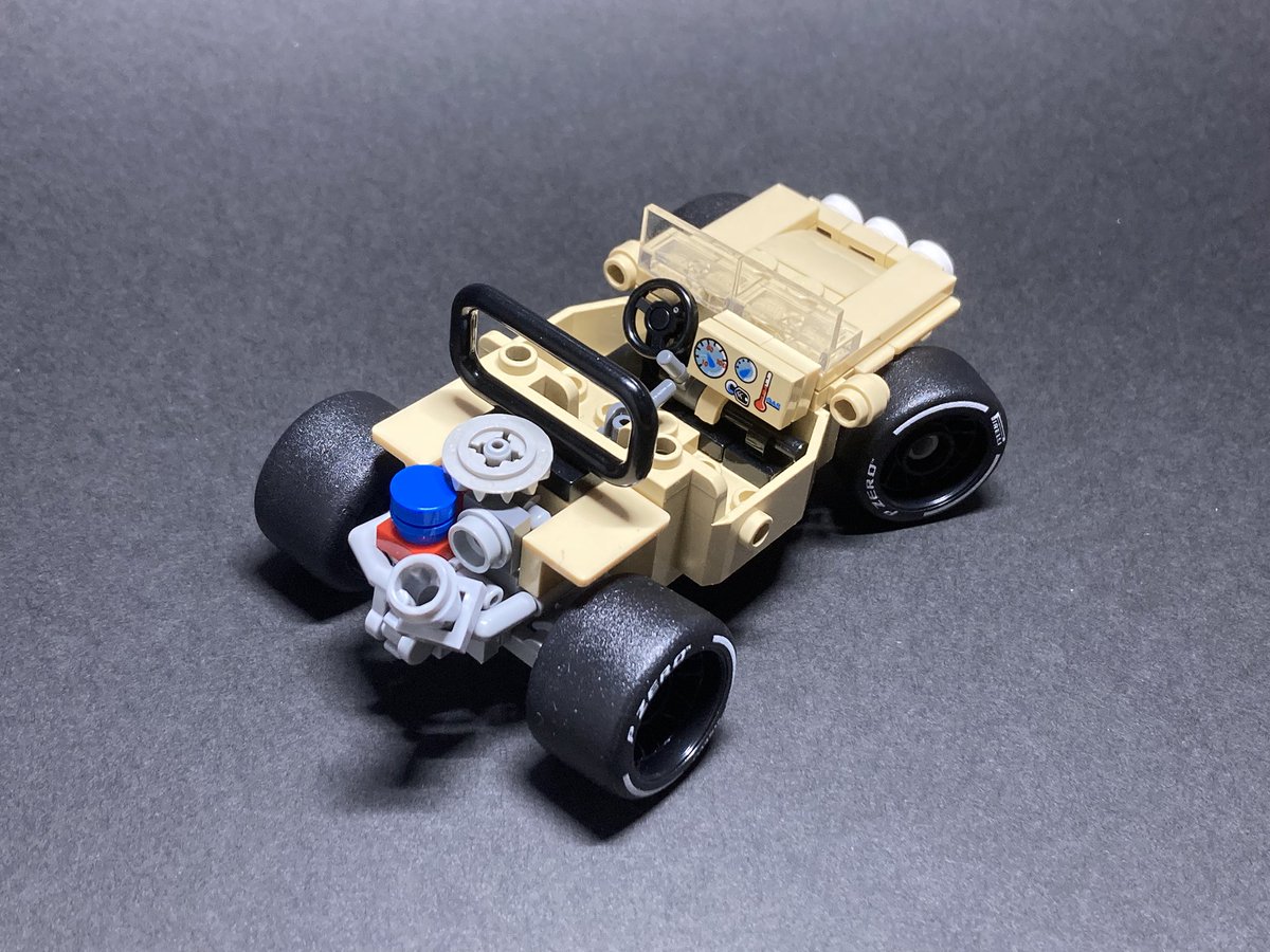 バギーっぽいなにか

やりたかった組み方・使いたかったパーツ全部突っ込んだら出来上がった謎マシン。
#4wlc