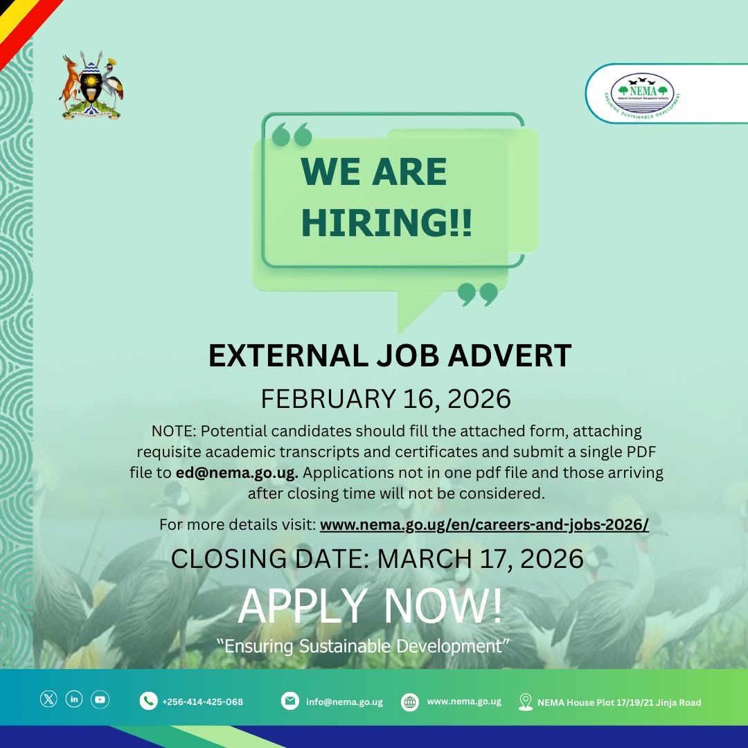 National Environment Management Authority (NEMA) tweet media