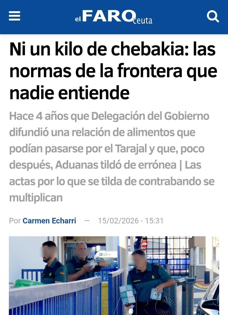 ❌️ Y esta es la tónica de cada fin de semana en la #frontera "inteligente" de #Ceuta 👇🏻