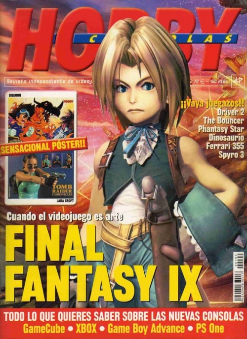 También hoy se cumplen 25 AÑOS del lanzamiento en Europa de Final Fantasy IX. En el número 109 de <a href="/hobby_consolas/">Hobby Consolas</a> , con la preview del juego en portada, comencé a trabajar en la revista. 🥲