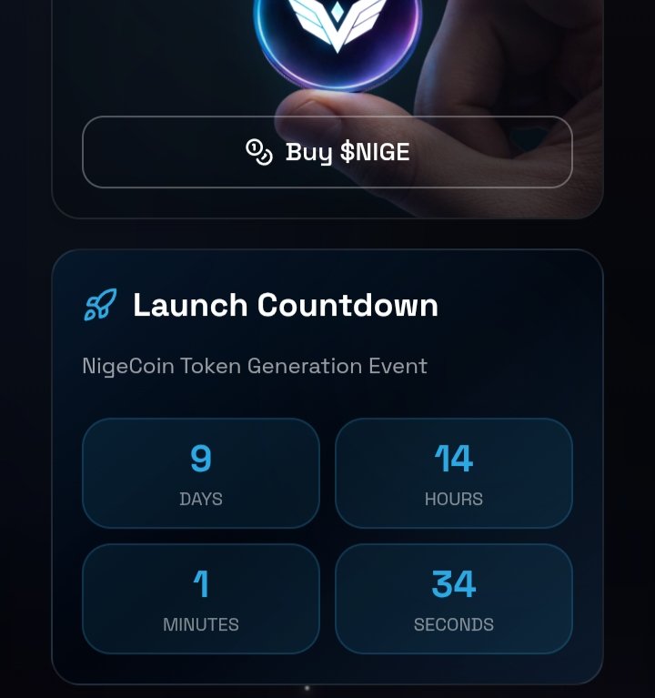 The presale is still open for those ready to move with the vision

Feb 26 will be loud with <a href="/NigeOfficial/">Nige</a> 💙
