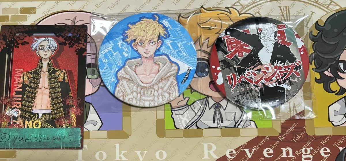 交換 譲渡】東京リベンジャーズ 台湾 台北 高雄 缶バッジ 譲 画像 求