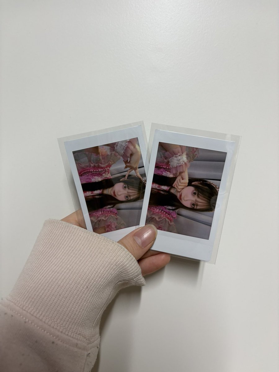 オン特(11月末)のチェキやっと届いた~❕ 初めてのチェキ‼️嬉しい