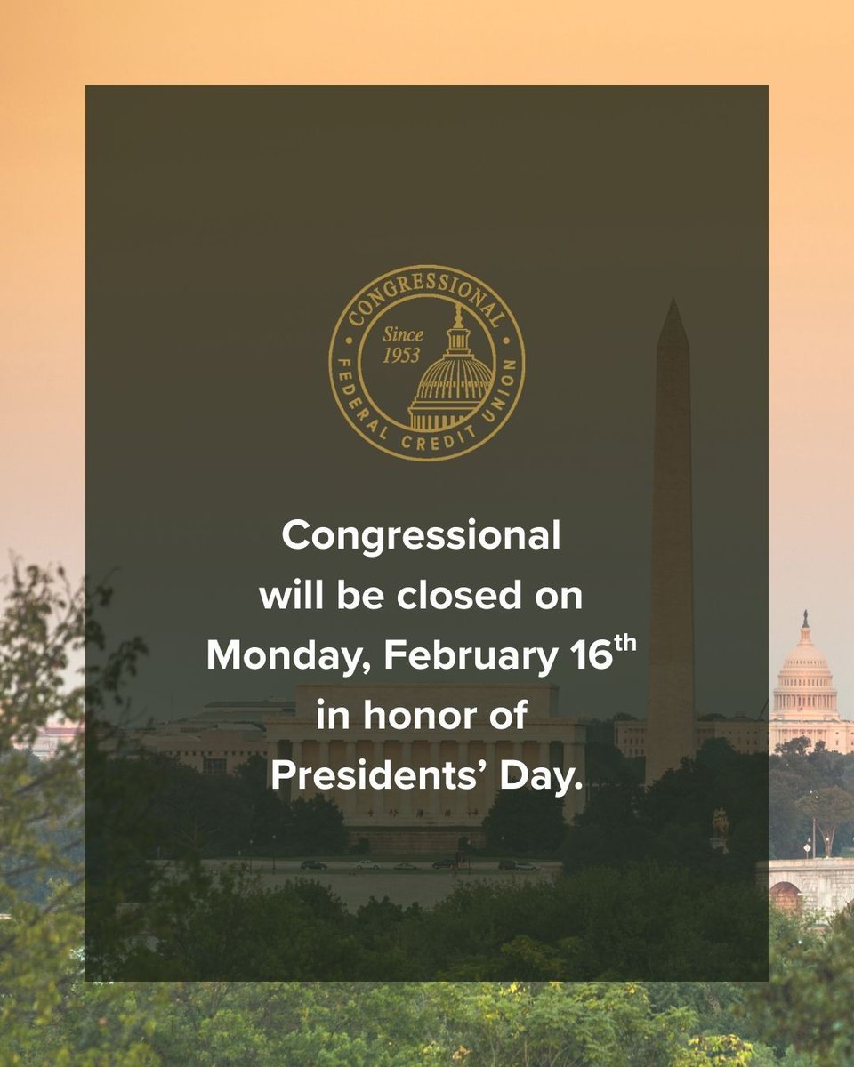 Congressional FCU tweet media