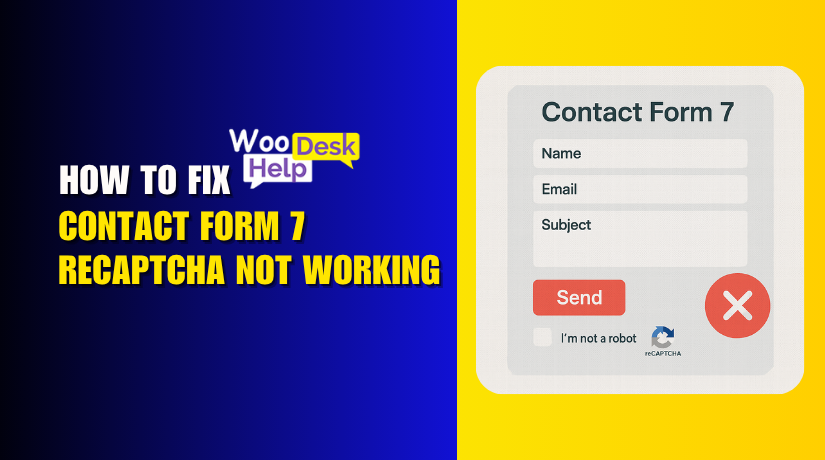 WooHelpDesk's tweet image. Contact Form 7 reCAPTCHA not working?
It’s probably wrong keys, v2/v3 mismatch, or script conflicts.
Full fix guide → shorturl.at/SJRfT
 
#ContactForm7 #WordPressFix