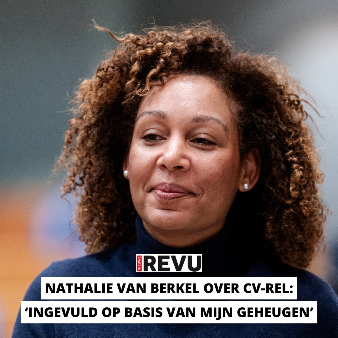 NieuweRevu's tweet image. De benoeming van Nathalie van Berkel tot staatssecretaris staat onder druk na onjuistheden in haar cv over haar opleidingen. trib.al/e6iZB58