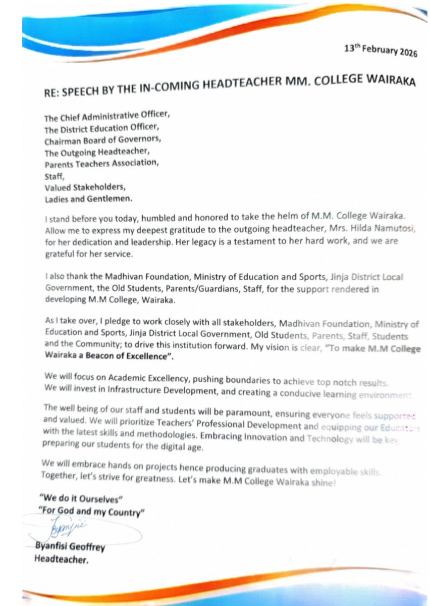 MM COLLEGE WAIRAKA ALUMNI tweet media