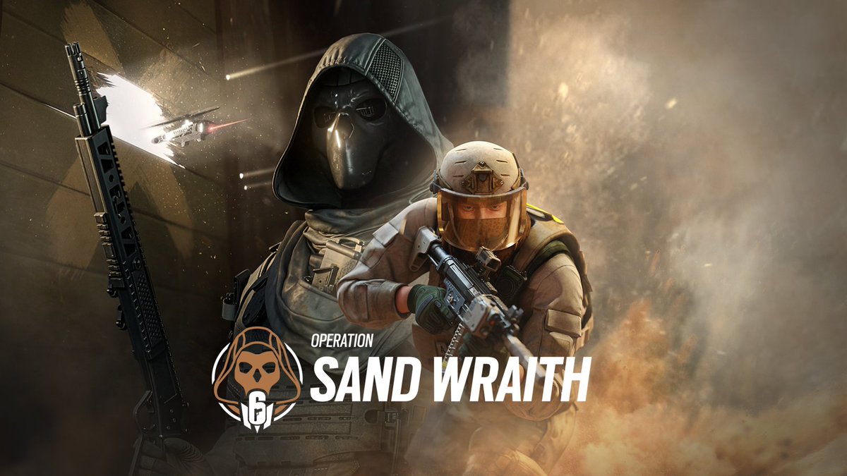 Operation Sand Wraith is here! 🌵🔥 

Jump into a desert‑themed season with newcomer Deimos, revamped 3v3, and a new #R6M Battle Pass. 

Learn more by reading our latest blog post: rainbowsixmobile.com/operation_sand…