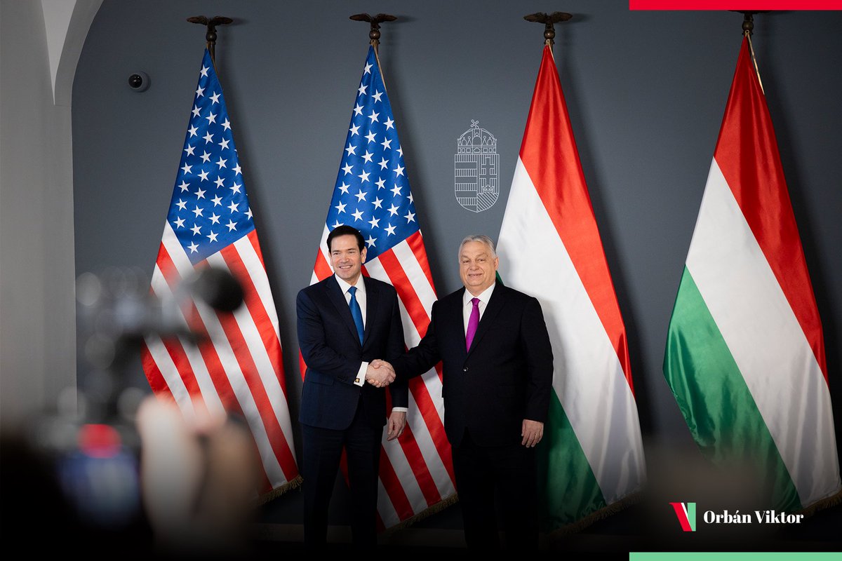 🇭🇺🤝🇺🇸 A golden age in Hungarian–American relations.

After my November visit to Washington, it is a pleasure to welcome <a href="/SecRubio/">Secretary Marco Rubio</a> to Budapest.