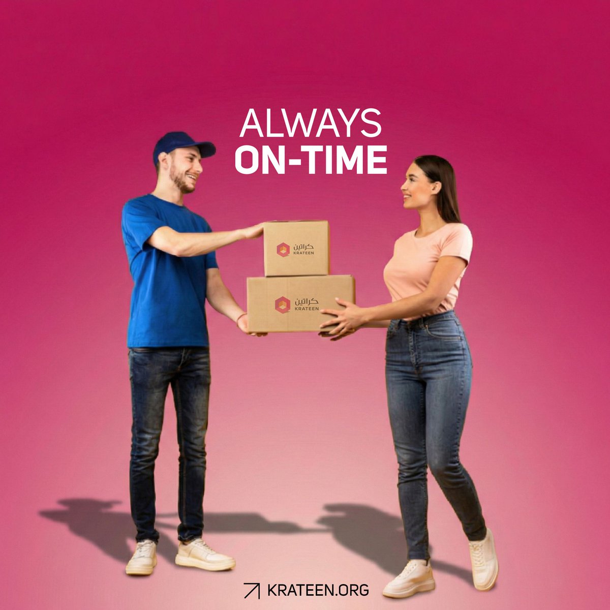 Time is valuable ⏰ — and with Krateen, your deliveries are always on-time.
No delays. No excuses. Just reliable service that respects your schedule.

#Krateen #OnTimeDelivery #FastLogistics #ReliableService #DeliveryDoneRight #SmartShipping #كرايتين #توصيل_دائمًا_بالوقت