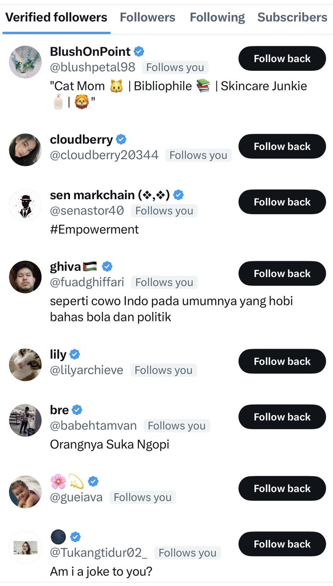 afrkml's tweet image. Guys, bikin bio yang bagus!

Isi bio yg jelas ngasih tau km siapa, background apa, sharing ttg apa, atau benefit yg didapat followers apa, naikin peluang org buat follow kamu.

Berhubung gbs follow berbanyak dlm waktu singkat, org akan selektif dlm follow/folbek.

Meskipun pada…