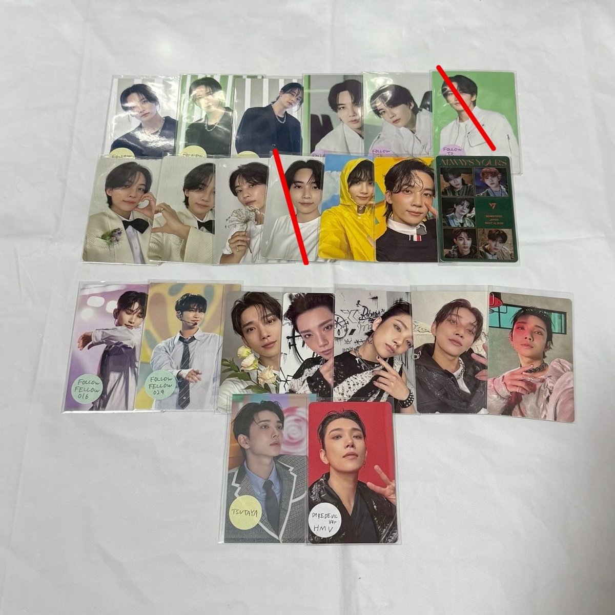 SEVENTEEN セブチ 過去 封入 特典 ラキドロ ツアー トレカ 交換 譲