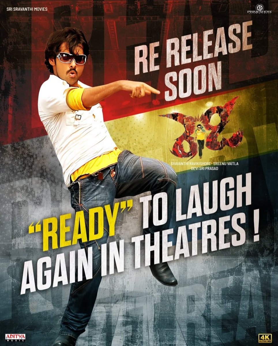 " READY" to laugh Again in theatres🥰
#Ready..... Soon 🤞
#RAmPOthineni 
<a href="/ramsayz/">RAm POthineni</a>