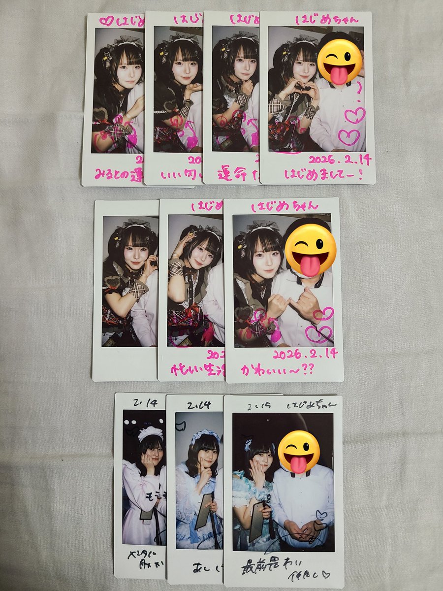 hajime00007's tweet image. 『バレンタインSP🍫!120枚チャレンジ(*✪ω✪*)!』2️⃣

(2/14.15)

(文中敬称略)

#シャニパレ
星塚れな
愛瀬ななさ
麦茶ひの
沢野友香
水月みる

#ジューロック
百羽みお
花愛しゅり🆕
@hanai_jurock
山下その
@sono_jurock

#AQA
來莉みる🆕

明日名古屋ReNYにて有馬さらちゃんの生誕祭が行なわれます