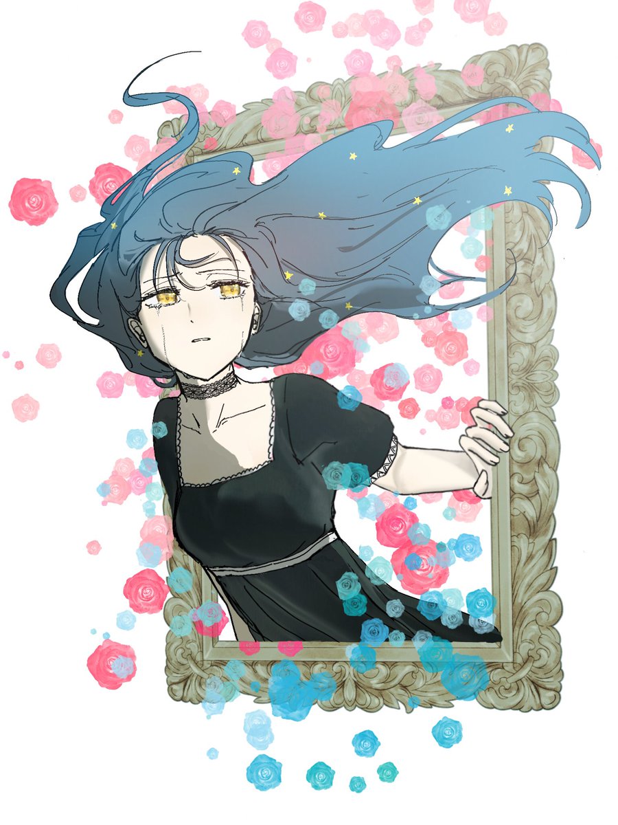 为我在b站上发布的彰冬+杏豆同人游戏绘制的ed插图～