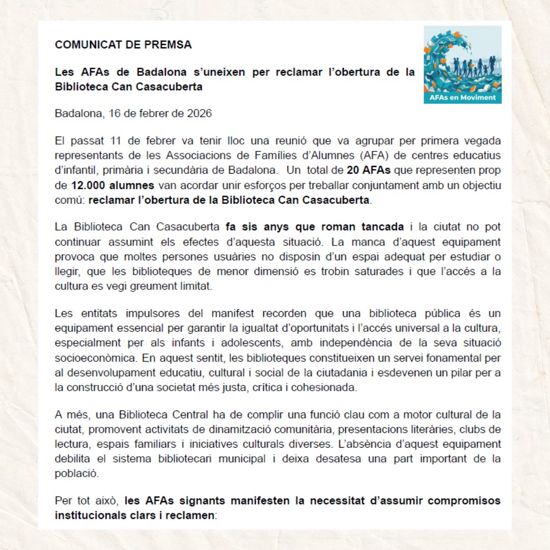 AFAs en Moviment tweet media