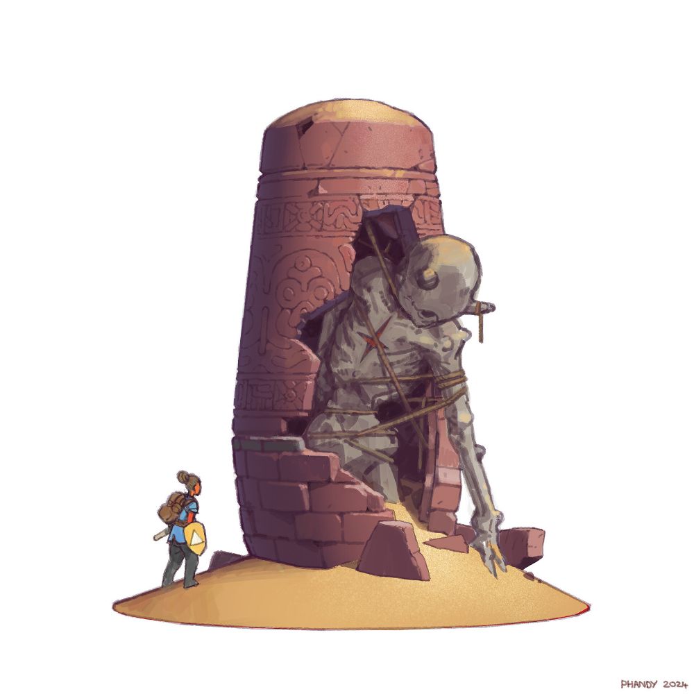 SuperSheaff_'s tweet photo. been doing quick studies by turning art I like into #pixelart, original image by @Phandy_Porter https://t.co/SfEhq7hSoE