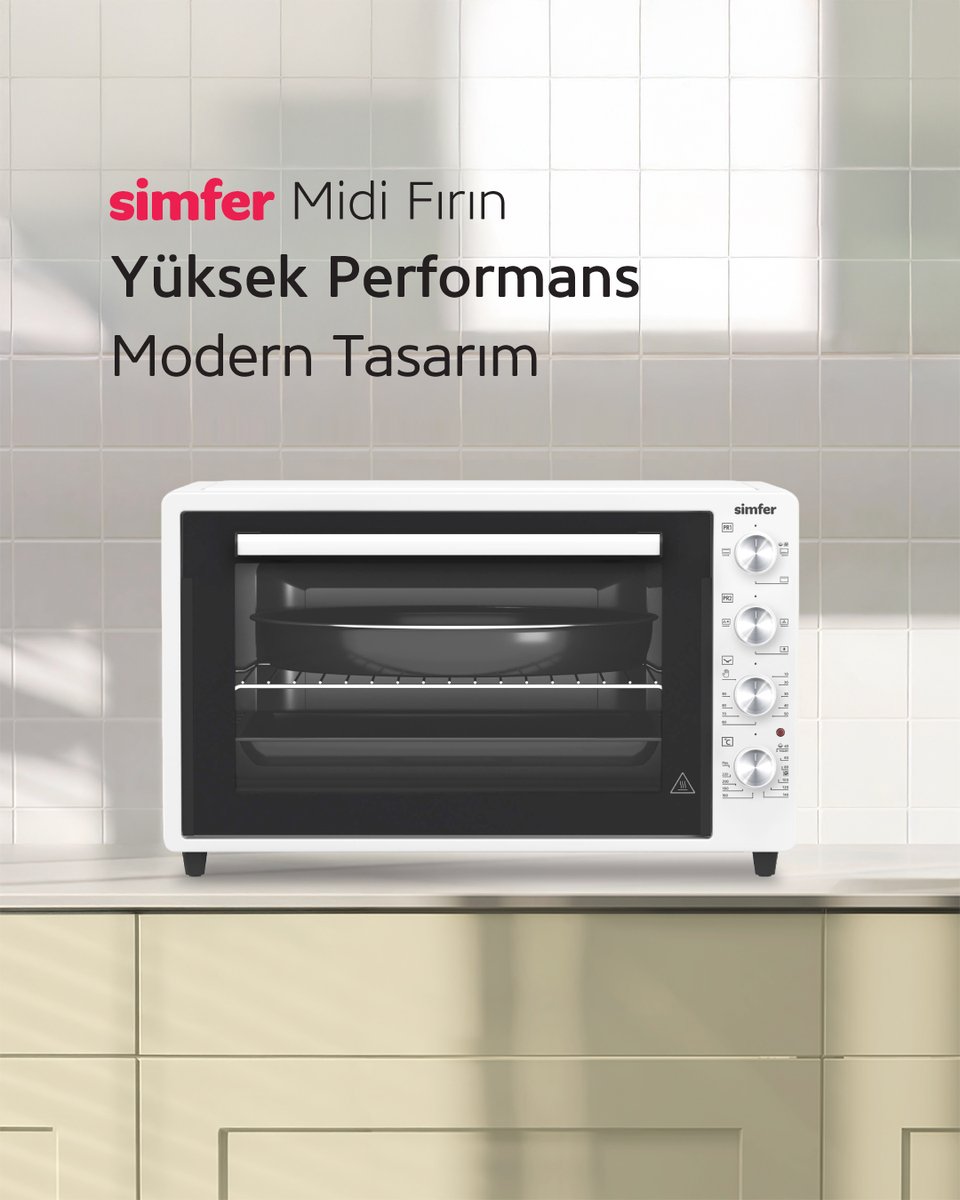 SimferTurkiye's tweet image. 70 litre geniş kapasitesi ve çok fonksiyonlu özellikleriyle Simfer Turbo Midi Fırın.

Çift cam kapak, buharlı temizleme ve yoğurt yapma fonksiyonuyla hem fonksiyonel hem güçlü! 👩🏻‍🍳

📌 Detaylı bilgi için: simfer.com.tr
#Simfer #MidiFırın #70Litre