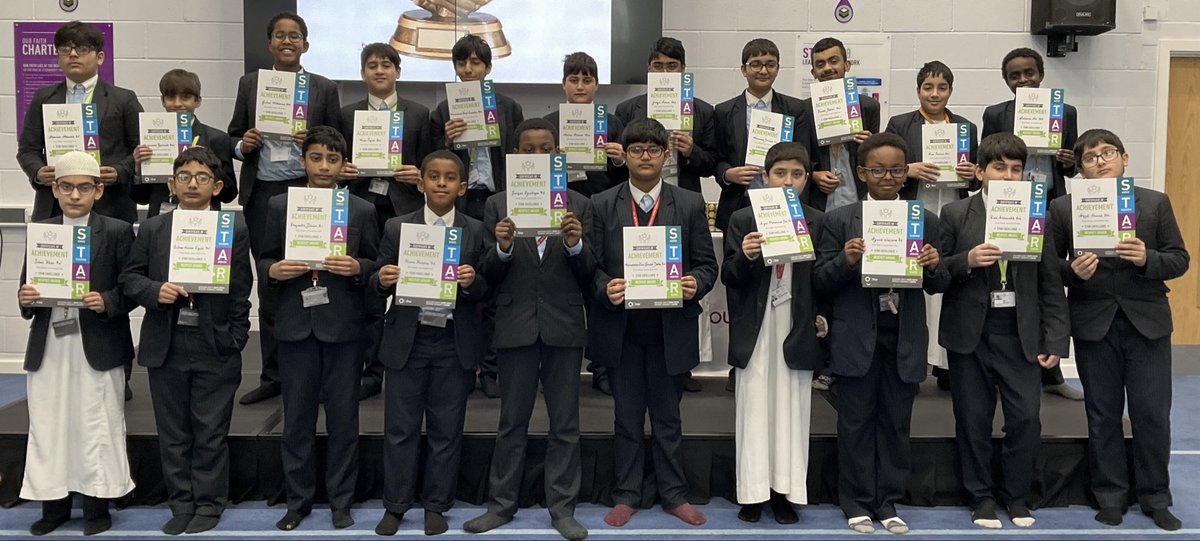 edenboysbolton's tweet image. Congratulations to our shining stars who demonstrated exemplary service, teamwork, ambition and respect this half-term. You’ve set the standard and made us all proud! ⭐ #Excellence #WeAreSTAR