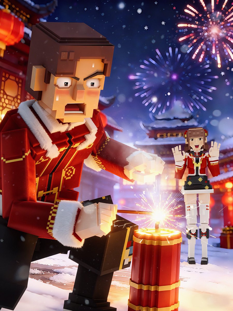 MiAOworlds's tweet photo. Hold your horses... it's about to BLOW! 🐎💥
Lighting up the Chinese New Year with a spark✨ https://t.co/sAlZHqnDfW