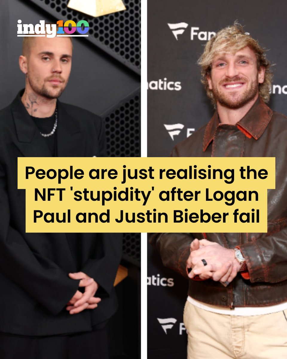 indy100's tweet image. People are just realising the NFT 'stupidity' 🫣

NFTs were all the rage after the pandemic – but now, some are finding they’re not all they promised to be :eyes:

#NFT #LoganPaul #JustinBieber #Celebs #Music

indy100.com/viral/nft-loga…