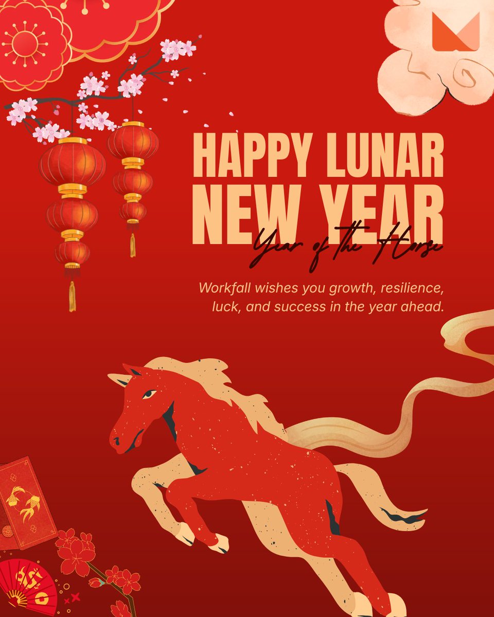 workfall's tweet photo. Happy Lunar new year, Gong Xǐ Fā Cái !

Workfall wishes you a year filled with growth, prosperity, and new opportunities. May this Lunar New Year bring success and resilience to every venture you build.

#Workfall #ChineseNewYear  #LunarNewYear  #YearOfTheFireHorse  #firehorse https://t.co/Hc1mv8zn27