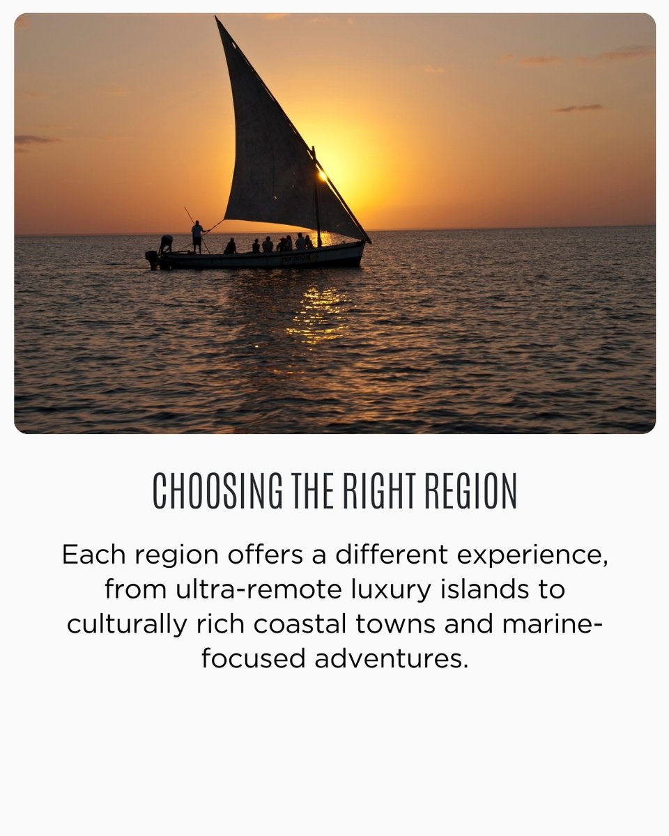 AfricanTravelCo's tweet photo. Mozambique’s beach regions each offer a unique coastal escape.

→ Save for later

#mozambique #travelwithatc #africantravelconcept #atc https://t.co/sJtUufnaBu