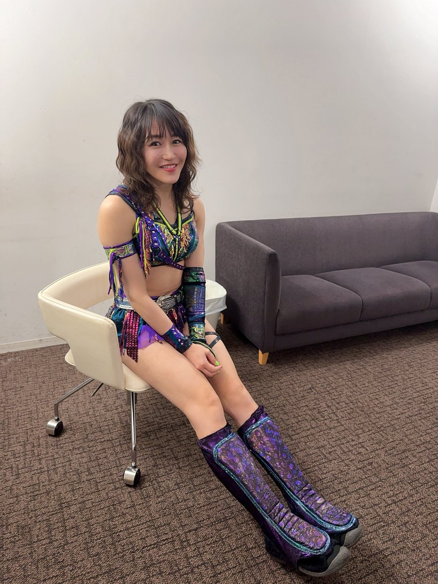 髪の毛セットしてもらいました✨
#stardom #GE #朱里