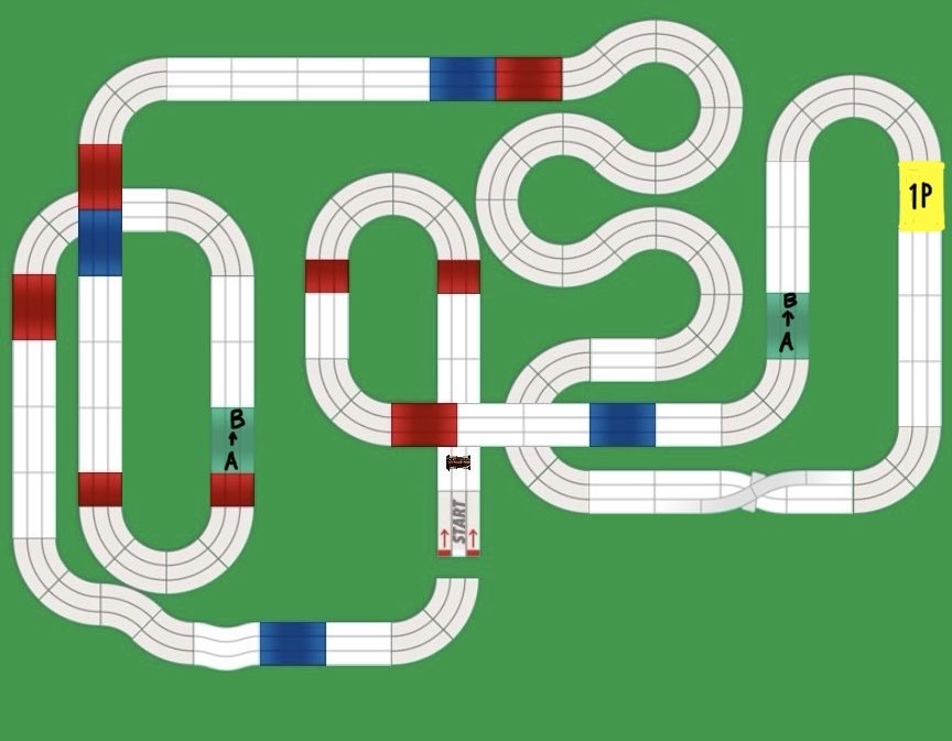 レイアウト発表😆👊

🟩　バウンシング
🟡　1P

⚫︎レギュはタミヤに準拠
⚫︎レイアウトですが設営の際に一部変更の可能性があります
⚫︎オープンクラスの際には小変更の予定です

大会中やSNS投稿などレーサー、他利用者様が不快になる事のないよう運営、レーサー皆様でしていきましょう😊