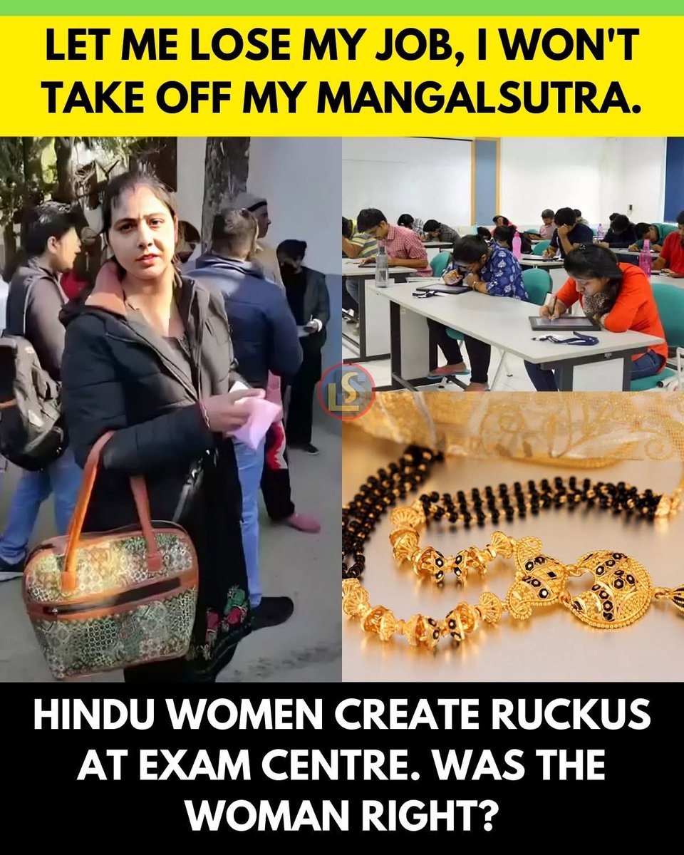 #BurqaAllowed_MangalsutraNot
Double standards &amp; minority appeasement!! 
Ban Burqa In Exams.