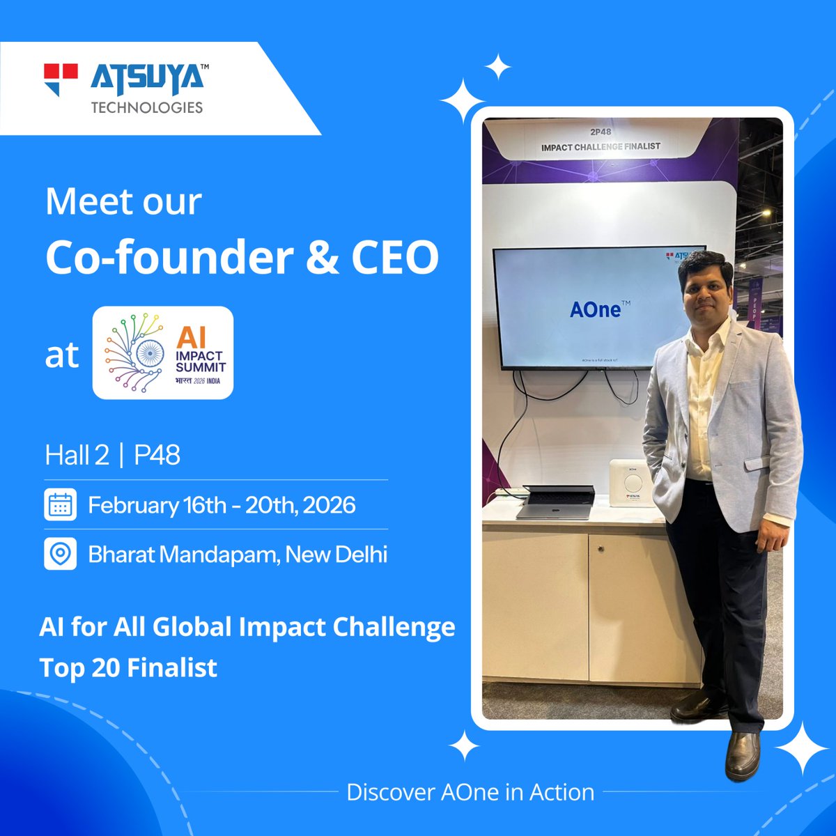 SastraUniv's tweet photo. Kudos to @AtsuyaTech for being one amongst the top 20 shortlisted Global AI for All challenge. I am sure your AOne - AI assisted IIoT solution grows bigger &amp; make your alma mater @SastraUniv proud. Best wishes. @SASTRAUniAlumni @SVaidhyasubrama @Rahulganapathy https://t.co/ijmBAUumhV