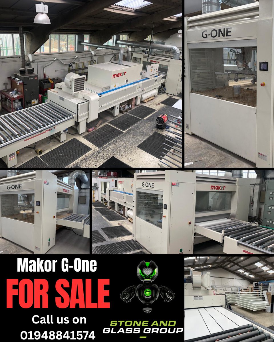 🚨 FOR SALE: Industrial Spraying System 🚨

Makore G-One 
Spraying System Overview

Why settle for manual spraying when you can achieve flawless, automated results?

👉 Available now – contact us for price &amp; details!
📞01948 841574
✉️ sales@stoneandglassgroup.co.uk