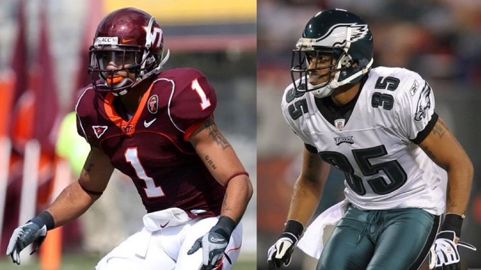 Bluegrass504's tweet image. Happy Birthday, Macho Harris!!

🎉🎂🎈🎊🎁🎉🎂🎈🎊🎁

CB Macho Harris was a 1st-team All-American in 2008. He led the #Hokies in INTs for 3 years, led the nation in INT return TDs in 2008 &amp;amp; had a 100 yd kick return TD. He was drafted by the @Eagles in 2009.

#DBU 🦃 #LPDLegend 💼