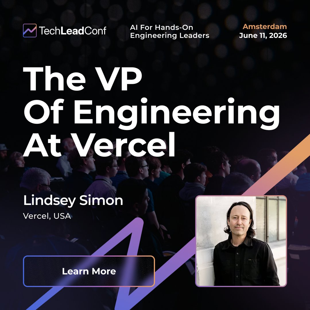 TechLead Conference tweet media