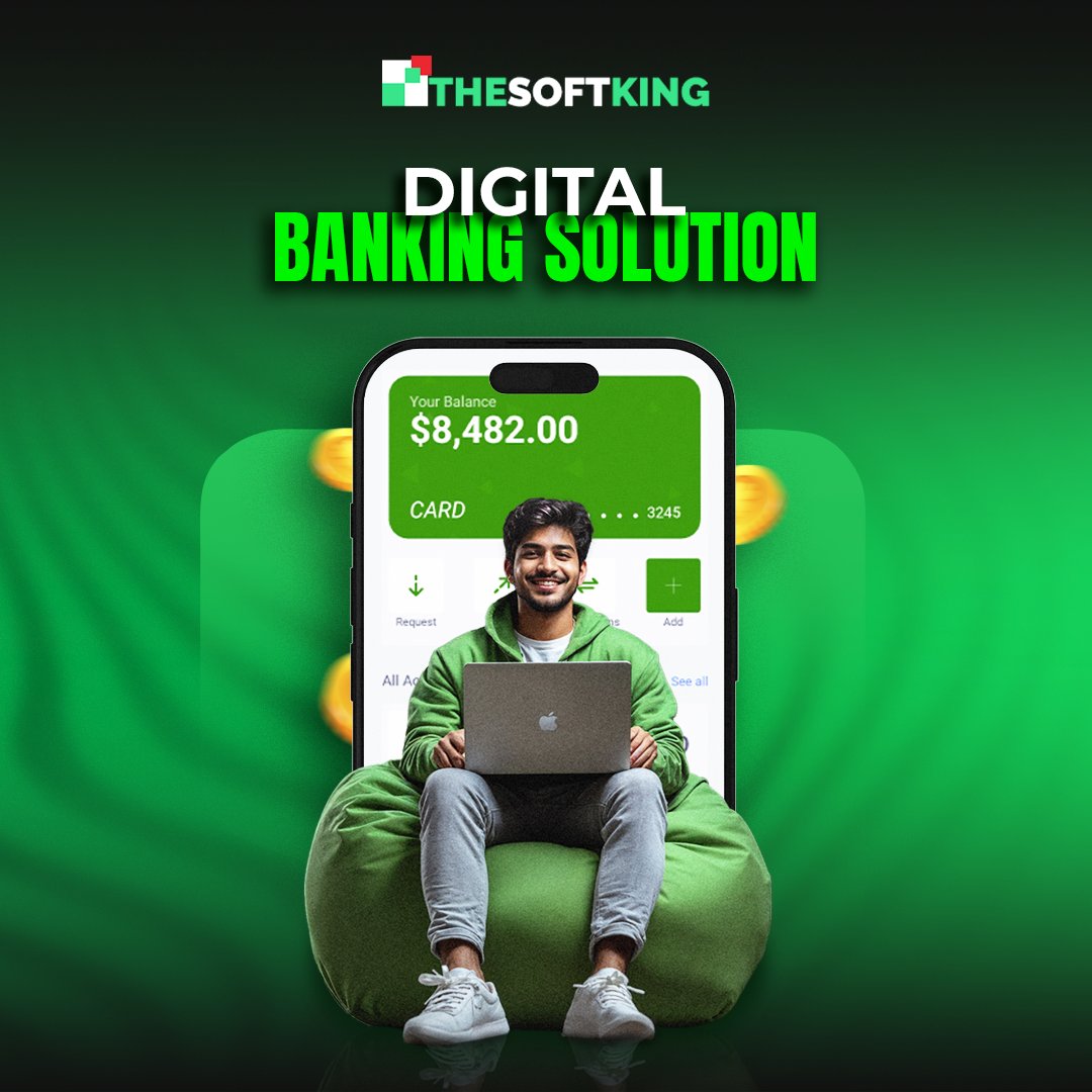 Secure transactions. Real-time access. Smarter banking. Launch your next-generation Digital Banking platform with confidence. Visit thesoftking.com for more details. 
#DigitalFinance #CoreBanking #FinTechPlatform #SmartBanking #THESOFTKING