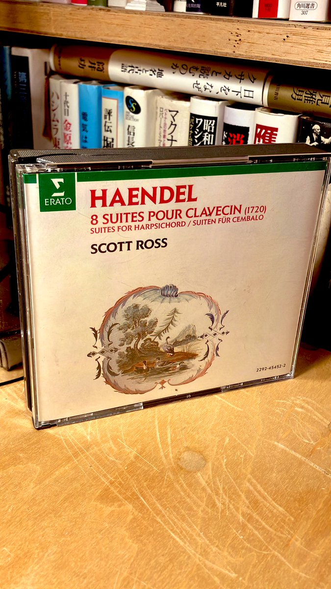東京土産8、ヘンデルのクラヴサンのための8つの組曲をスコット・ロスの