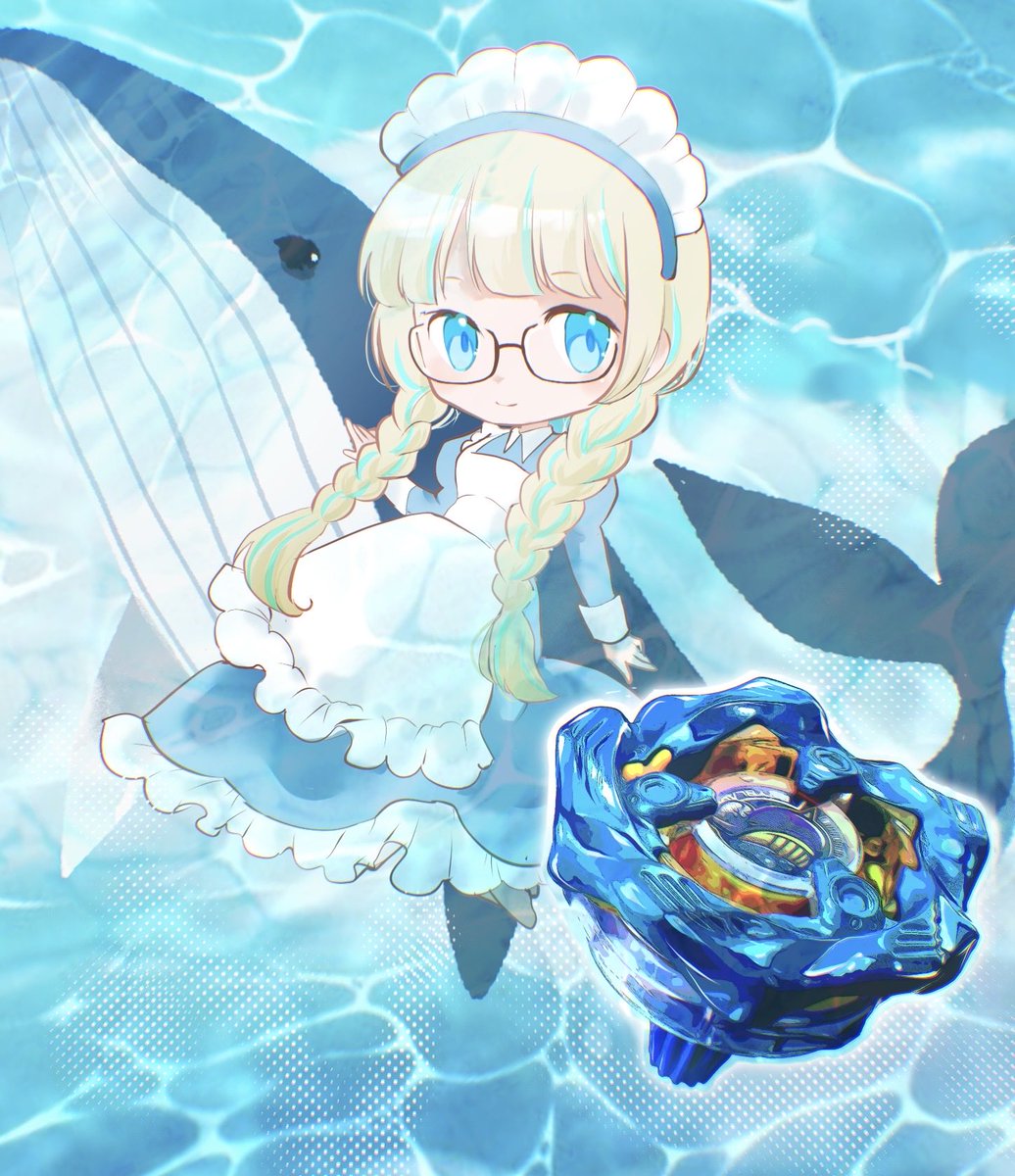 釣りスピリッツ懐かしいですね。
息子が小学生の頃よく。
今思い出しましたが預けていたメダルは放置のまま…（笑）

釣りスピリッツファンブック付録のホエールウェーブメタルコートブルーと冥殿メイコ🐳👓

#ベイブレードｘ 
#BEYBLADEX