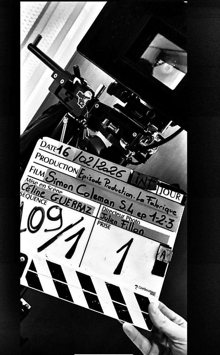 🎬🎥
Tournage #SimonColeman saison 4 c’est parti….!!! 
Épisodes 1,2,3/6 
Real #CelineGuerraz 
#JmTinivelli #FlaviePéan 
#EpisodeProduction #FranceTv