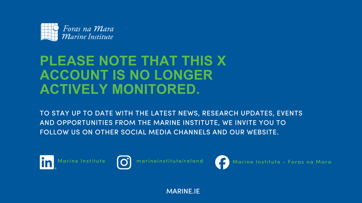 Marine Institute tweet media