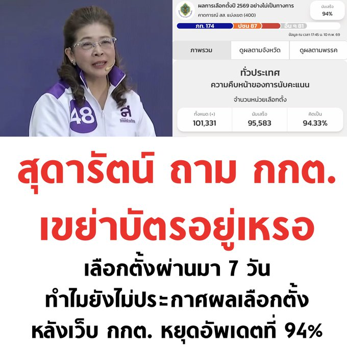 จริงแม่  

#เลือกตั้ง69 #เลือกตั้ง2569 #เลือกตั้งโมฆะ