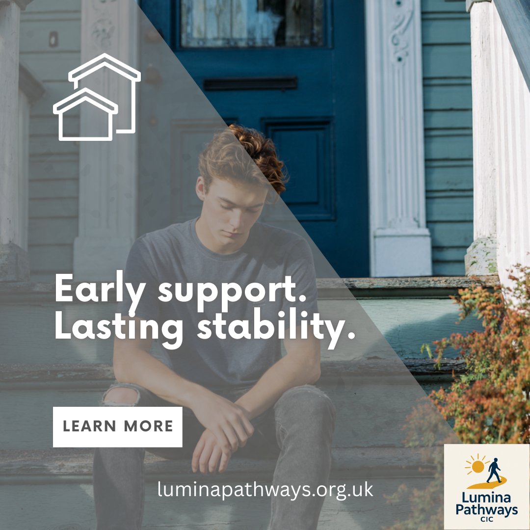 LuminaPathways's tweet photo. When tenancies fail, stability unravels and costs quietly rise. 

Lumina Pathways CIC focuses on prevention from day one, structured support, early routines, and relational guidance that spot issues early.

#RelationalSupport #IndependentLiving https://t.co/CqzhcWdkdY