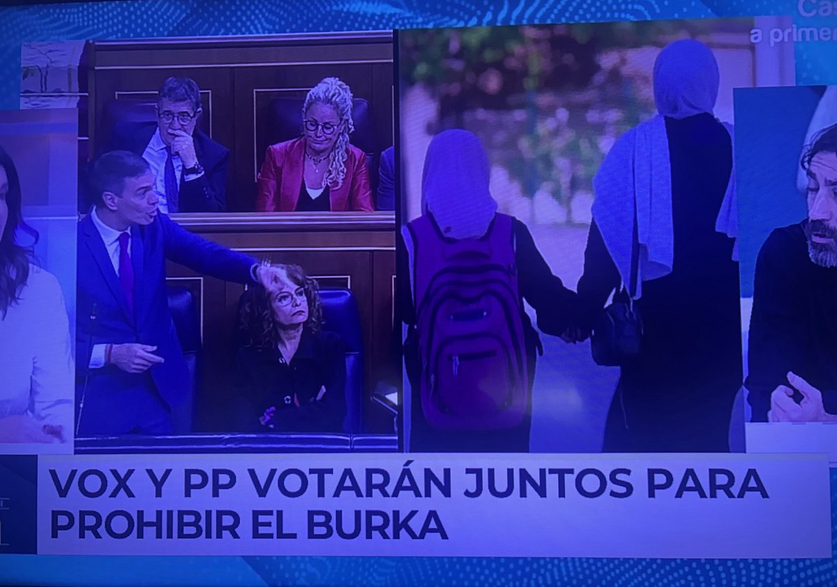 Entenderse es una Obligación General para todos.
Votar NÓ AL BURKA es el comienzo de liberación para la mujer Musulmana y el principio de la Recuperación de nuestra Cultura.
Queremos más Acuerdos y que también Trabajen.
Nuestras mujeres trabajan, ellas Cobran Subsidios.🤨🇪🇸