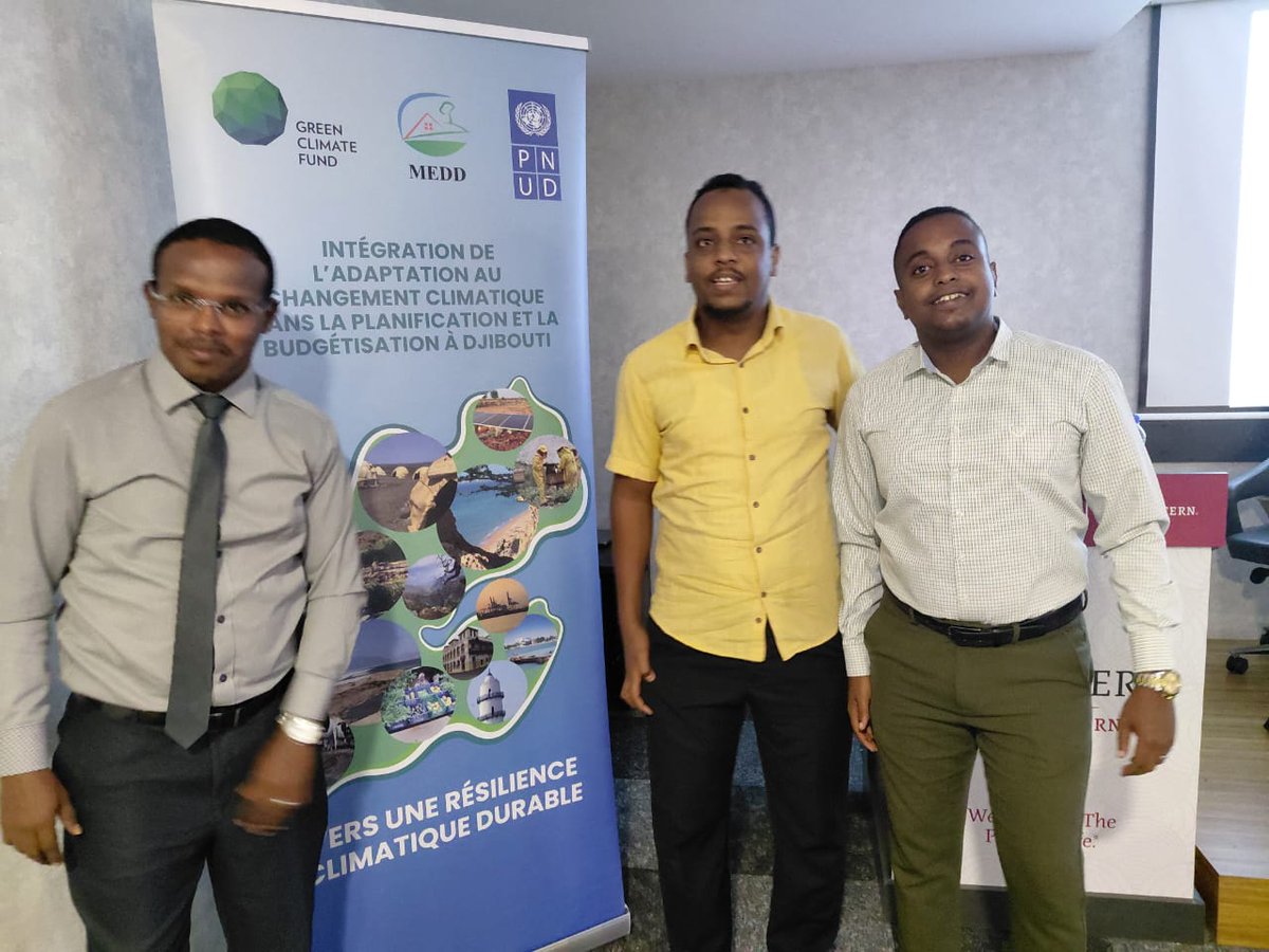 eco_symbiose's tweet photo. L’Ecosymbiose a participé à la 1ʳᵉ réunion du COPIL du projet NAP, organisée par le MEDD en collaboration @PNUDDjibouti. 

Validation du PTA 2026 du projet financé par @theGCF  (2M$),pour renforcer et intégrer l’adaptation climatique dans la planification de budgétaire nationale https://t.co/itbYgMJ6r7