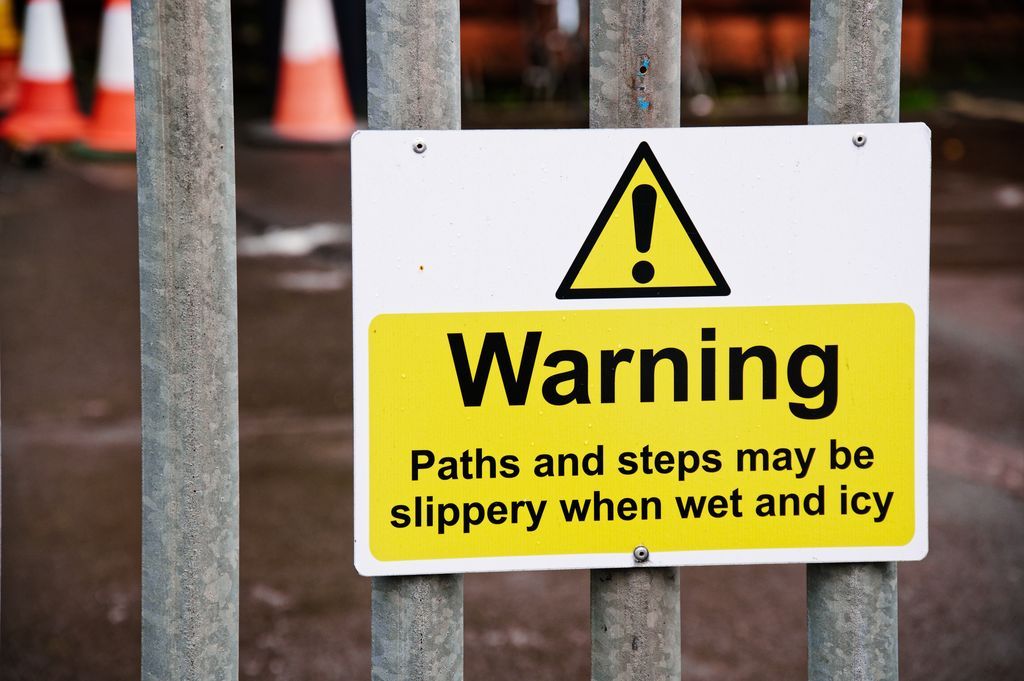 Ice, frost and wet weather can mean higher slip &amp; fall risks at work, often a common cause of Employers &amp; Public Liability Insurance claims. Simple steps such as good maintenance, awareness and record‑keeping, can help to reduce accidents and support claim defensibility.